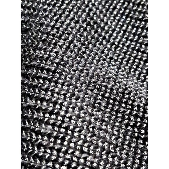 Vintage Worthington Black Knit Short-Sleeve Cardigan Sweater Womens Size M - Picture 9 of 13